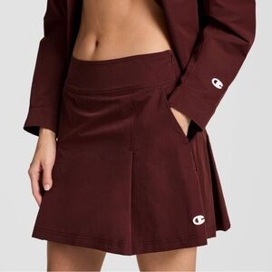 Champion Pleated Burgundy Skort with Pockets